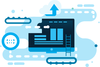 Advanced security operations and threat intelligence illustration